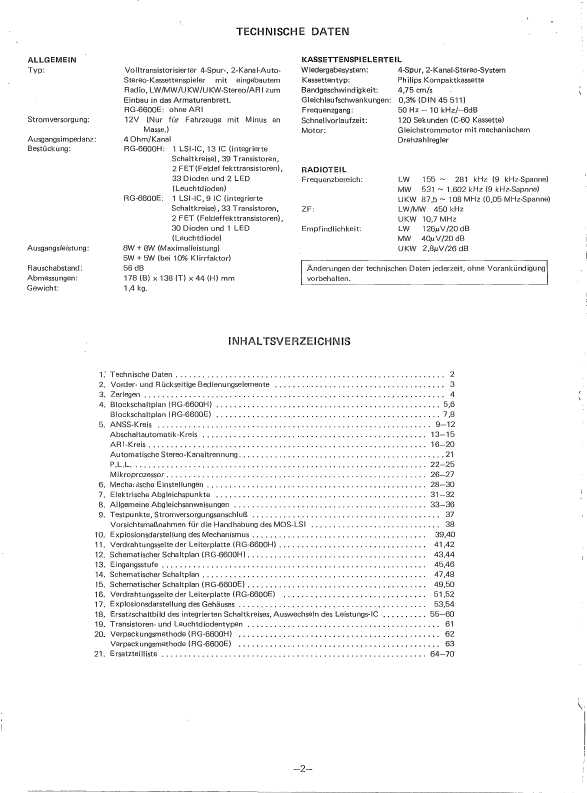 Сервисная инструкция Sharp RG-6600H-E