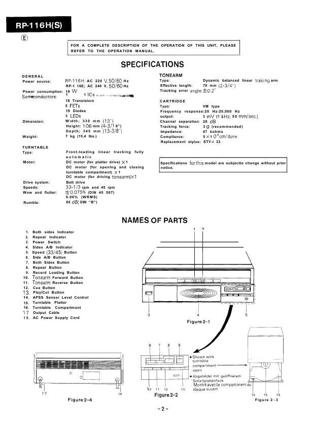 Сервисная инструкция Sharp RP-116