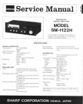 Сервисная инструкция Sharp SM-1122H