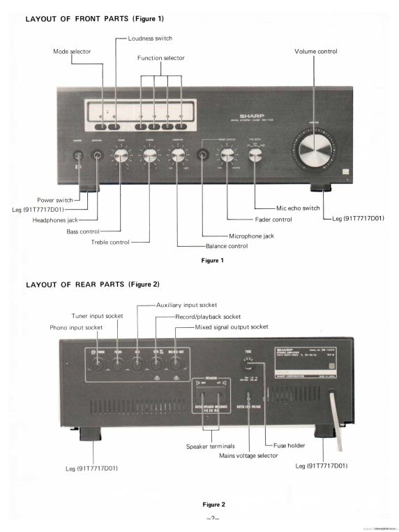 Сервисная инструкция Sharp SM-1122H