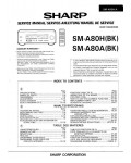 Сервисная инструкция Sharp SM-A80