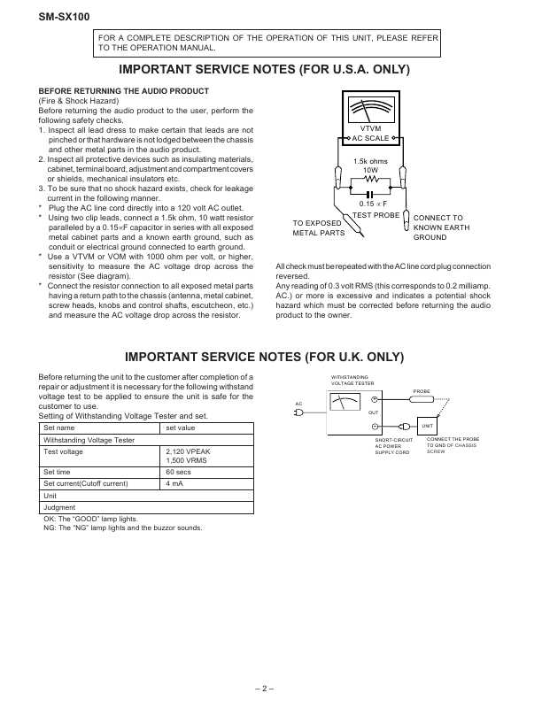 Сервисная инструкция Sharp SM-SX100