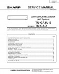 Сервисная инструкция Sharp TU-GA1U