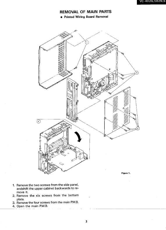 Сервисная инструкция Sharp VC-402G, VC-582N-S