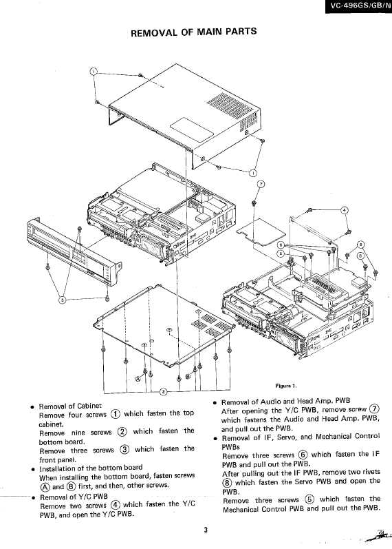 Сервисная инструкция Sharp VC-496GS GB N