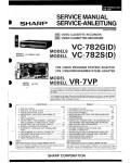 Сервисная инструкция Sharp VC-782G S
