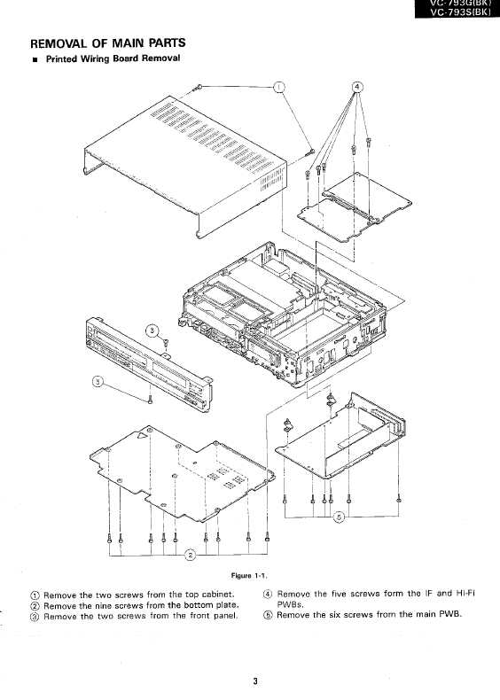 Сервисная инструкция Sharp VC-793G S