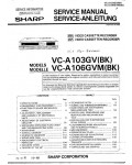 Сервисная инструкция Sharp VC-A103GV, VC-A106GVM