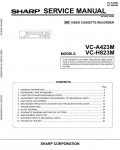 Сервисная инструкция Sharp VC-A423M, VC-H823M