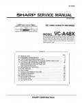 Сервисная инструкция Sharp VC-A48X