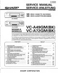 Сервисная инструкция Sharp VC-A49GM, VC-A72GM