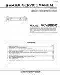 Сервисная инструкция Sharp VC-H800X