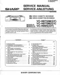 Сервисная инструкция Sharp VC-H87GM, VC-H87SM, VC-H89S