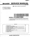 Сервисная инструкция Sharp VC-M260, VC-M270, VC-M460, VC-M470, VC-M670-BM