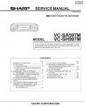 Сервисная инструкция Sharp VC-SA597M, VC-SH997M