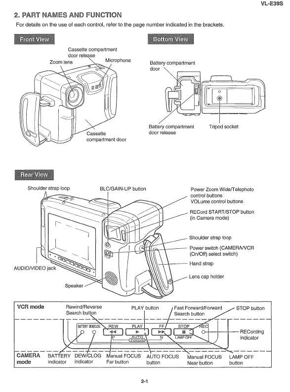 Сервисная инструкция Sharp VL-E39S