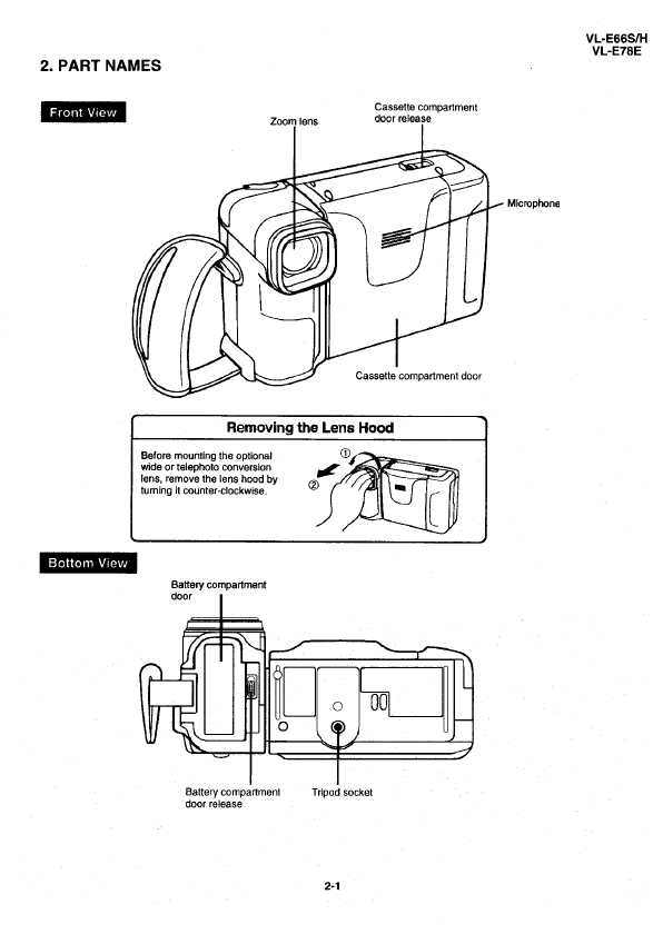 Сервисная инструкция Sharp VL-E66, VL-E78E