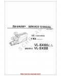 Сервисная инструкция Sharp VL-SX80, VL-SX88