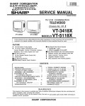 Сервисная инструкция Sharp VT-3418X, VT-5118X