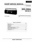 Сервисная инструкция Sharp WQ-266A