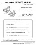 Сервисная инструкция Sharp XE-A207, XE-A23S, XE-A407, XE-A43S