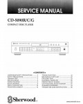 Сервисная инструкция SHERWOOD CD-5090R