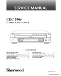 Сервисная инструкция SHERWOOD CDC-5506