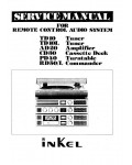Сервисная инструкция Sherwood INKEL, TD-10, AD-20, CD-30, PD-40, RD-50