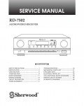 Сервисная инструкция Sherwood RD-7502