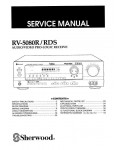 Сервисная инструкция Sherwood RV-5080R, RDS