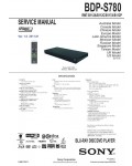Сервисная инструкция Sony BDP-S780