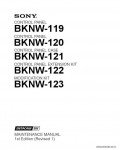 Сервисная инструкция SONY BKNW-119, 120, 121, 122, 123, MM, 1st-edition, REV.1
