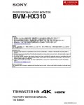 Сервисная инструкция SONY BVM-HX310, FSM