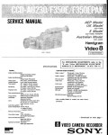 Сервисная инструкция Sony CCD-F350E