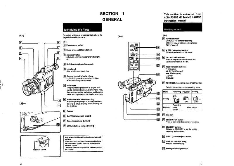 Сервисная инструкция Sony CCD-F350E