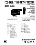 Сервисная инструкция Sony CCD-TR28, CCD-TR30, CCD-TR350