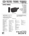 Сервисная инструкция Sony CCD-TR370E, CCD-TR380E, CCD-TR380EU