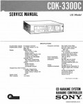 Сервисная инструкция SONY CDK-3300C