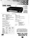 Сервисная инструкция Sony CDP-555ESD, CDP-705ESD