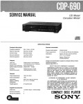 Сервисная инструкция Sony CDP-690