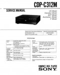 Сервисная инструкция Sony CDP-C312M