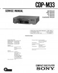 Сервисная инструкция Sony CDP-M33