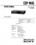 Сервисная инструкция Sony CDP-M46