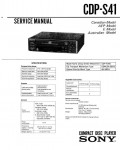 Сервисная инструкция Sony CDP-S41