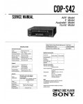 Сервисная инструкция Sony CDP-S42