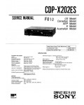 Сервисная инструкция Sony CDP-X202ES