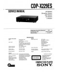 Сервисная инструкция Sony CDP-X229ES