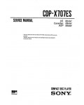 Сервисная инструкция Sony CDP-X707ES