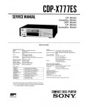 Сервисная инструкция Sony CDP-X777ES