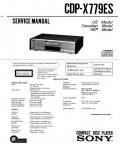 Сервисная инструкция Sony CDP-X779ES